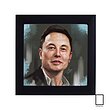 تابلو نقاشی ایلان ماسک elon musk مدل N-99572