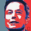 تابلو نقاشی ایلان ماسک elon musk مدل N-99635