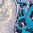 تابلو های « ایران من » تصویر ماهواره ای جزیره قشم مدل N-91027