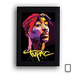 تابلو پاپ آرت توپاک شکور Tupac Shakur مدل N-36001
