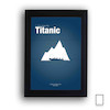 تابلو  مینیمال فیلم تایتانیک Titanic مدل N-22708