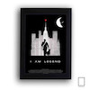تابلو  مینیمال فیلم من افسانه هستم i am legend مدل N-22715
