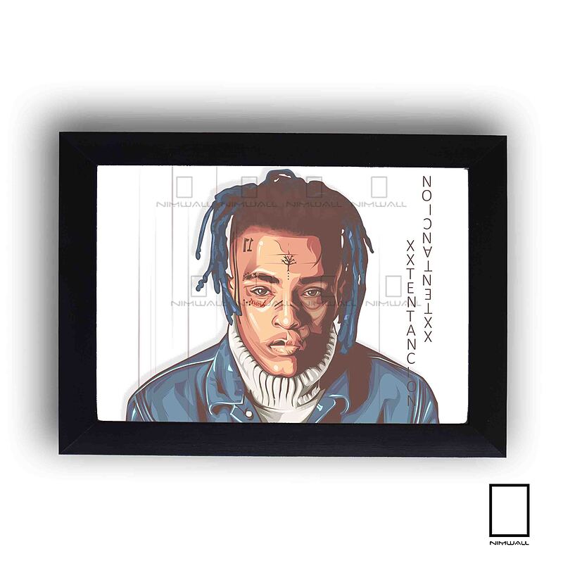 تابلو نقاشی ایکس‌ایکس‌ایکس تنتاسیون XXXTentacion مدل N-55218