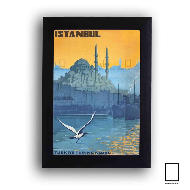 پوستر وینتیج استانبول مدل N-31124-