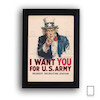 پوستر جنگ جهانی i want you for the us army مدل N-31134