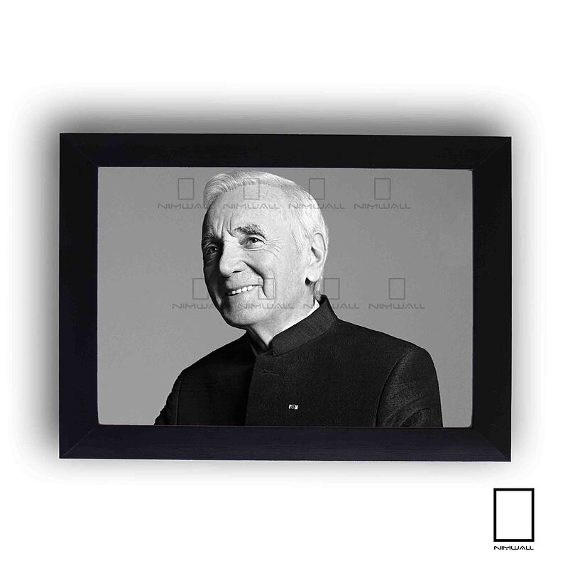 تابلو عکس شارل ازنافور Charles Aznavour مدل N-25209