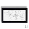 تابلو نقشه جهان سایز بزرگ مدل N-61011