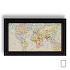 تابلو نقشه جهان سایز بزرگ مدل N-61015