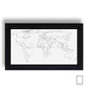 تابلو نقشه جهان سایز بزرگ مدل N-61016