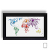 تابلو نقشه جهان سایز بزرگ مدل N-61017