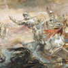 نقاشی The Phantom Horseman اثر Sir John Gilbert برای سال 1870 مدل N-99675