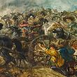 نقاشی Bringing Up The Guns اثر Sir John Gilbert برای سال 1870 مدل N-99677