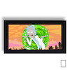 تابلو سریال ریک و مورتی Rick and Morty مدل N-54177