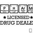 تابلو مخصوص داروسازی licensed drug dealer مدل N-93031