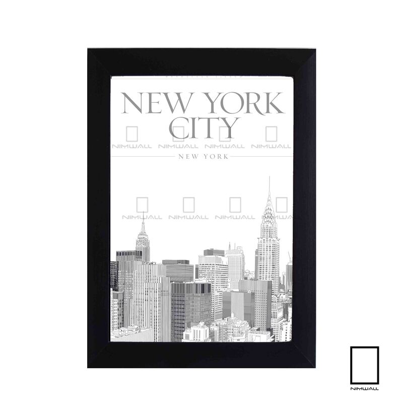 پوستر مینیمال شهر نیویورک مدل N-31138