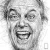 تابلو نقاشی جک نیکلسون Jack Nicholson مدل  N-99798