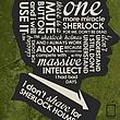 تابلو  سریال شرلوک Sherlock مدل N-54223