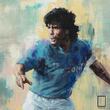 تابلو نقاشی دیگو مارادونا Diego Maradona  مدل N-25336