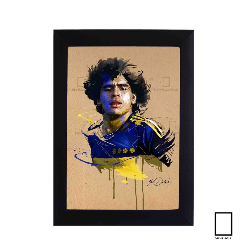 تابلو نقاشی دیگو مارادونا Diego Maradona  مدل N-25337