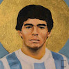 تابلو نقاشی دیگو مارادونا Diego Maradona  مدل N-25338