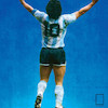 تابلو نقاشی دیگو مارادونا Diego Maradona  مدل N-25339