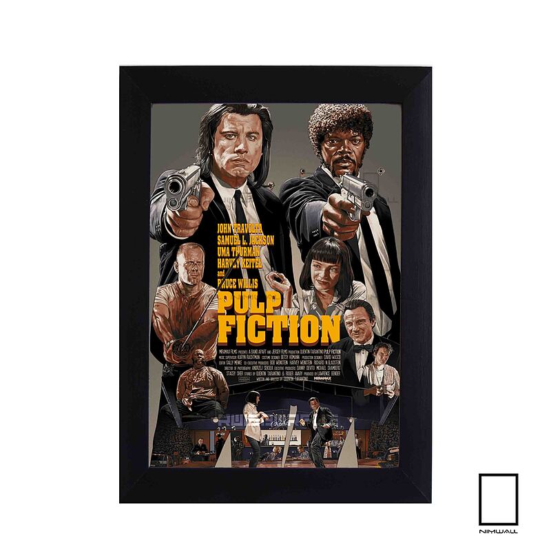 تابلو نقاشی فیلم پالپ فیکشن pulp fiction مدل N-22944