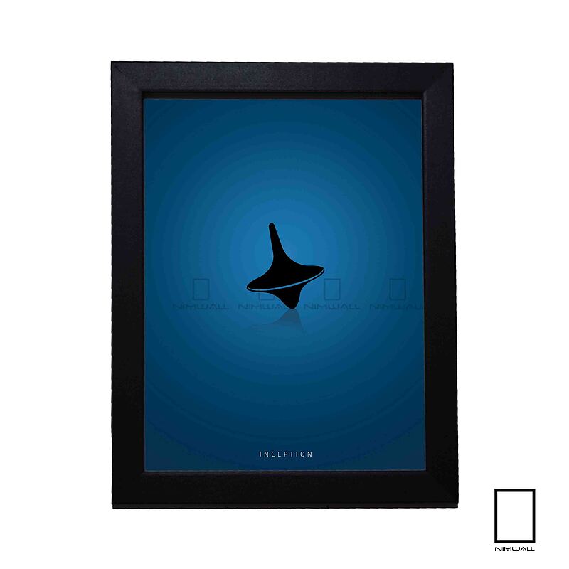 تابلو مینیمال کاور فیلم تلقین Inception مدل N-22124