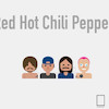 تابلو مینیمال رد هات چیلی پپرز Red Hot Chili Peppers مدل N-45079