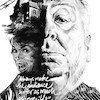 تابلو نقاشی آلفرد هیچکاک Alfred Hitchcock مدل N-22961