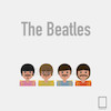 تابلو مینیمال بیتلز  The Beatles مدل N-45081