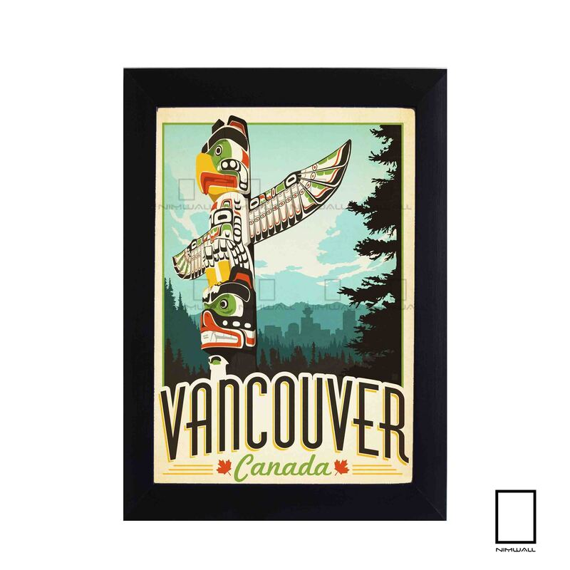 پوستر وینتیج شهر ونکوور مدل N-31148