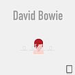 تابلو مینیمال دیوید بویی David Bowie  مدل N-45085