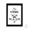 تابلو قانون اشپزخانه Kitchen Rules  مدل N-93062