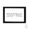 تابلو قانون دفترکار office Rules  مدل N-93065