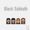تابلو مینیمال بلک سبث Black Sabbath مدل N-45089