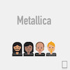 تابلو مینیمال متالیکا Metallica مدل N-45092