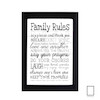 تابلو قانون خانواده Family Rules  مدل N-93068