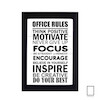 تابلو قانون اداره Office Rules  مدل N-93096