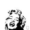 تابلو امضا مرلین مونرو marilyn monroe  مدل N-45107