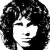 تابلو امضا جیم موریسون Jim Morrison مدل N-45115