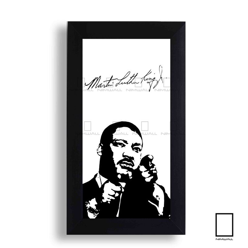 تابلو امضا مارتین لوتر کینگ Martin Luther King مدل N-45118