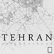 تابلو نقشه شهر تهران مدل N-61002