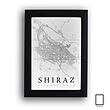 تابلو نقشه شهر شیراز مدل N-61006