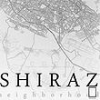 تابلو نقشه شهر شیراز مدل N-61006