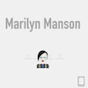 تابلو مینیمال مریلین منسون marilyn manson مدل N-45035