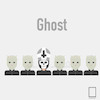 تابلو مینیمال گست Ghost مدل N-45036