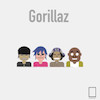تابلو مینیمال گوریلاز Gorillaz مدل N-45039