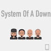 تابلو مینیمال سیستم آو ا داون System of a Down مدل N-45040