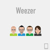 تابلو مینیمال weezer مدل N-45044