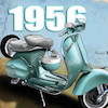 پوستر وینتیج موتور وسپا Vespa مدل N-31177